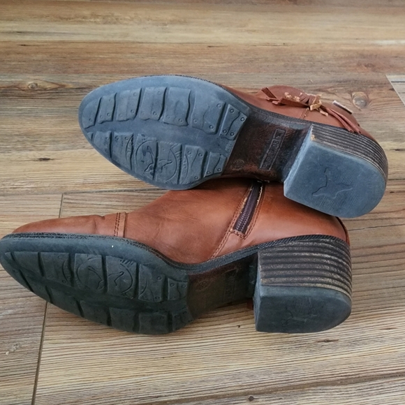 Pikolinos Baqueira Western Ankle Cowboy Boots Womens 38 7.5 - 8 Brown - Picture 12 of 15